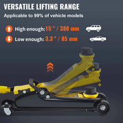 Load image into Gallery viewer, Amocart 2.5T Floor Hydraulic Jack Pneumatic Low Profile Floor Jack Heavy-Duty Steel Racing Floor Jack with Piston Lift Pump
