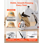 Amocart Hat Heat Press Machine 8.5 x 4 in Large Heating Plate with Caps Stretcher Precise Temperature Time Control Heat Press