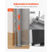 Bild in Galerie-Viewer laden, Amocart 55/71/110in Retractable Baby Gate 34in Tall Extends Wide Retractable Gate for Kids Pets Mesh Material Easy to Install
