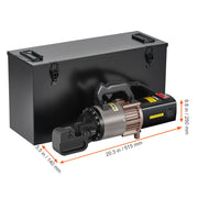 Load image into Gallery viewer, SucceBuy Electric Hydraulic Rebar Cutter Portable Rebar Cutter High Power Steel Rebar Cutter with Oil Can Rich Accessories Black - AMOCART
