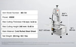SucceBuy 650W 1100W 1800W Commercial Electric Meat Bandsaw Stainless Steel Countertop Bone Sawing Machine for Rib Pork Beef