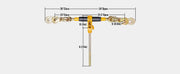 Load image into Gallery viewer, Amocart Heavy Ratchet Chain Binder Tie Down Hauling Load Strap with Detachable Hook Antiskid Handle for Flatbed Truck Trailer
