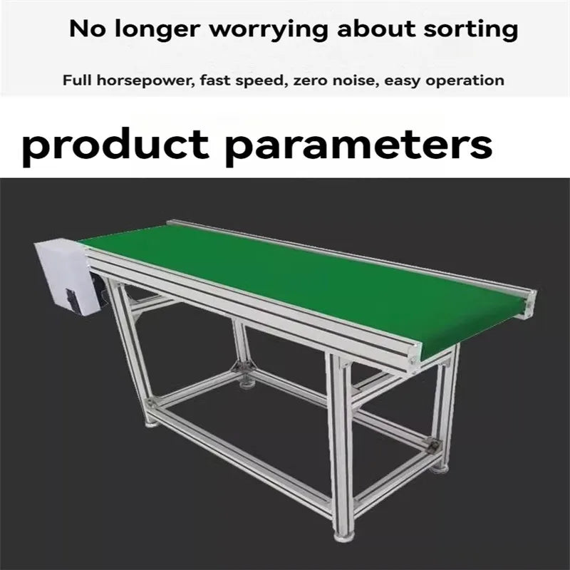 1000mm by 300mm PVC conveyor belt machine Small logistics express food conveyor line Conveyor
