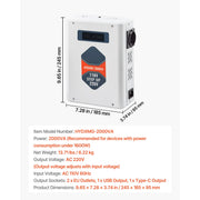 Load image into Gallery viewer, Amocart Step Up/Down Voltage Converter 2000/3000VA 220V to 110V/110V to 220V Power Transformer with Outlets USB Output Display
