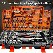 Load image into Gallery viewer, 150/46pcs Socket Tool Set, Automotive &amp; Motorcycle Repair Tool Kit - Durable Chrome Vanadium Steel, Includes Ratchet Wrenches
