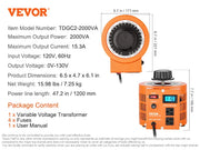 Load image into Gallery viewer, Amocart 500VA-3000VA Auto Variable Voltage Transformer 4 Extra Fuse 110V Input 0-130V Output AC Voltage Regulator Power Supply
