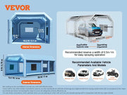 Load image into Gallery viewer, SucceBuy Inflatable Paint Booth Inflatable Spray Booth with Powerful Blowers and Air Filter System Portable Car Paint Booth
