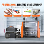 SucceBuy Electric Wire Stripping Machine 60W 1.5-25mm Visible Stripping Depth 6 Round+1 Flat Channels for Scrap Copper Recycling