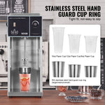 Amocart Ice Cream Blender High-Speed Ice Cream Maker Mixer Stir Machine Speed Adjustment Stainless Steel Ice Cream Shaker