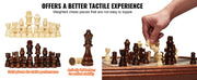 Charger l'image dans la visionneuse de galerie, 18 pouces 3-en-1 Ta en Bois SucceBuy Ensemble Dames Échecs Backgammon
