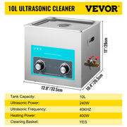 Load image into Gallery viewer, SucceBuy 3L 6L 10L 15L 22L 30L Electric Ultrasonic Cleaner Portable Washing Machine Lave-Dishes Ultrasound Home Office Appliance
