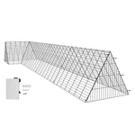 Amocart Chicken Tunnels 157.5 x 39.4 x 24.2 in Chicken Tunnels for Yard Portable Chicken Tunnels for Outside Corner Frames