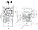 DC48V BLDC Nema34 86mm 350W-800W Brushless Motor Gearbox Kit 220VAC/310VDC Worm Gear Gearbox 3000RPM