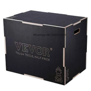 Load image into Gallery viewer, 【From China】SucceBuy 3 In 1 Plyometric Jump Box Wooden Plyo Box Black For Home Gym Training Conditioning Strength Training
