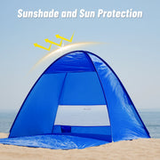 Load image into Gallery viewer, PAKICETUS Lightweight Pop Up Beach Tent with Carry Bag, Quick Setup Sun Shade Shelter Portable Outdoor Cabana Tent for Beach Vacation Outdoor Travel Lovers
