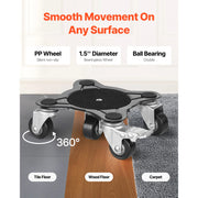 Load image into Gallery viewer, SucceBuy 4pcs Furniture Dolly Movers with Carbon Steel Panel Fridge Sofa Lift Slider Tool Set for Home Appliance Washing Machine - AMOCART
