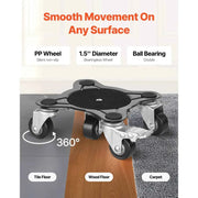 Load image into Gallery viewer, Amocart 4pcs Furniture Dolly Movers with Carbon Steel Panel Fridge Sofa Lift Slider Tool Set for Home Appliance Washing Machine
