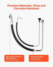 Load image into Gallery viewer, Amocart Suction Hose Tube and Reflux Line Sets AluminumAlloy an Rubber SuctionHose and Reflux Line Set Paint Sprayers Tool Part
