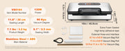 Load image into Gallery viewer, Amocart 90Kpa 130W Vacuum Sealer Food Packaging Machine with Free 10pcs Vacuum bags for Household Kitchen Vacuum Food Sealing
