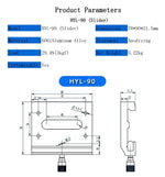 X-Axis Dovetail Platform Precision Translation Stage Optical Experiment Slide Linear Guide for Optical Bench