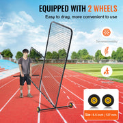 Load image into Gallery viewer, SucceBuy L Screen Baseball for Batting Cage 7x7 ft Softball Safety Screen Body Protector Portable Batting Screen with Carry Bag - AMOCART
