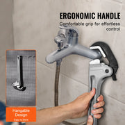 Load image into Gallery viewer, SucceBuy Pipe Wrench 18"Aluminum Straight Pipe Wrench Automatic Jaw Adjustment Adjustable Plumbing Wrench Easy to Carry for Pipe - AMOCART
