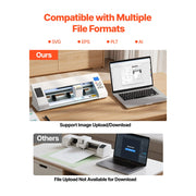 Load image into Gallery viewer, SucceBuy 12in/21in Automatic Edge Detection Vinyl Cutter Machine Design Software and Materials Compatible Multiple File Formats - AMOCART
