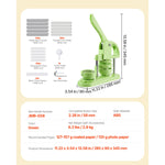 SucceBuy Button Maker Machine Plastic Pin Maker 100pcs Button Parts Circle Cutter and Hex Wrenches Reinforced Ergonomic Handle