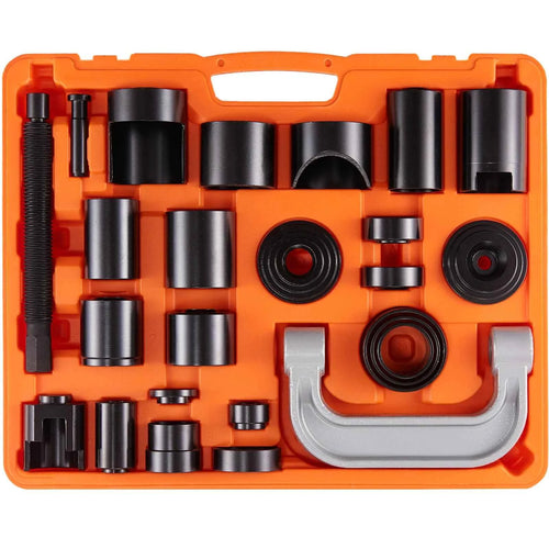 Amocart Ball Joint Press Kit 25 pcs Tool Kit C-press Ball joint Remove&Install Tool Heavy Duty Ball Joint Repair Kit for Repair