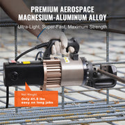 Load image into Gallery viewer, SucceBuy Electric Hydraulic Rebar Cutter Portable Rebar Cutter High Power Steel Rebar Cutter with Oil Can Rich Accessories Black - AMOCART
