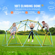 Charger l'image dans la visionneuse de galerie, Amocart Climbing Dome 6/8/10/12FT Geometric Dome Climber Hammock Swing Jungle Gym Climbing Grip Outdoor Backyard Play Equipment
