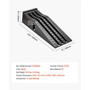 Load image into Gallery viewer, Amocart Car Ramps Portable Low Profile Car Service Ramps for Garage Maintenance&amp; Oil Changes Heavy Duty for Low Chassis Vehicle
