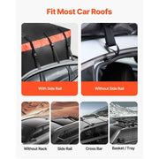 Load image into Gallery viewer, Amocart Car Rooftop Cargo Carrier Bag 20/23 Cubic Feet Roof Cargo Carrier 840D PVC Waterproof Car Roof Luggage Bag for  Vehicle
