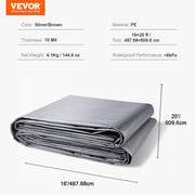 Bild in Galerie-Viewer laden, Amocart Heavy Duty Tarp Waterproof Tear Proof Poly Plastic Tarps Cover Multi-Purpose Outdoor Tarpaulin with Grommets for Truck
