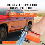 Amocart Fuel Transfer Pump 12V DC 5GPM / 8GPM / 12GPM Portable Type Electric Diesel Transfer Pump for Diesel Methanol Blends
