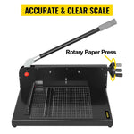 Amocart A4 12" Manual Paper Cutter Heavy Duty Guillotine Trimmer 300 Sheets Die Cutters for Home Office Laboratory Commercial