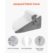 Charger l'image dans la visionneuse de galerie, SucceBuy Bed Wedge Pillow 3 Pcs Adjustable Orthopedic Bed Wedge Set Post Surgery Pillow for Acid Reflux Back Pain Snoring Relief
