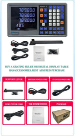 NT800  2/3 Axis Display LCD DRO Digital Readout TTL AC110V/220V For Milling boring machine EDM Linear Scale Encoder 9 Languages