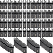 Load image into Gallery viewer, SucceBuy 100PCS Oscillating Saw Blades Quick Release Multitool Blades Kit HCS Tool Blades Cut Cutter for Wood Plastic Metal Nail - AMOCART
