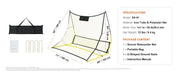 Load image into Gallery viewer, Amocart Soccer Trainer 2 IN 1 Rebounder Net Iron Soccer Practice Equipment Sports Football Rebounder Wall forTeam Solo Training
