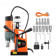 Load image into Gallery viewer, Amocart 11PCs Magnetic Drill Press 1450W 1.6In Boring 850RPM 2810lbf Portable Electric Mag Drill Machine
