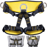 Charger l'image dans la visionneuse de galerie, SucceBuy Half Body Safety Harness Tree Climbing Harness Half Protection Harness 340 lbs for Fire Rescuing Caving Rock Climbing
