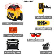Load image into Gallery viewer, Automatic Rotary Laser Level 600m Red Green Self-Leveling Professional Powerful Vertical Horizontal Scanning Measurement Tools
