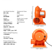 Bild in Galerie-Viewer laden, Amocart Inflatable Blower Bounce House Pump Commercial Inflatables Castle Electric Fan Waterslides Tested to UL Standards
