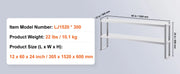 Bild in Galerie-Viewer laden, Amocart Stainless Steel kitchen worktable Overshelf with Height Adjustable Overshelf Prep Work Table for Kitchen Restaurant
