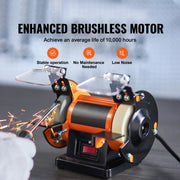 Load image into Gallery viewer, SucceBuy Jewelry Polisher Buffer Brushless Adjustable Speed Mini Multi-purpose Bench Grinder Polishing Machine for Gemstones
