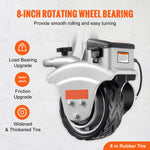 Amocart 5000lbs Electric Trailer Dolly 12V Trailer Jockey Wheel with 22 ft/min Speed & Adjustable Height for Moving Caravan