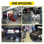SucceBuy Car Lift Jack Hydraulic Telescopic Transmission Jack Floor Jack Stand with Foot Pedal Swivel Wheel Garage Lift Hoist