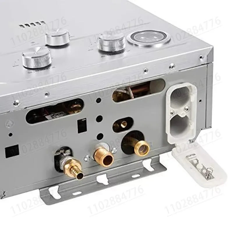 DIVEDEER 8L/12L/16L/18L Domestic Portable Vertical Water HeaterWall Mounted LPG Water HeaterDigital DisplayFast Heating