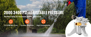 Bild in Galerie-Viewer laden, Amocart Pressure Washer Pump 7/8" Shaft Vertical 3400PSI 2.5GPM Replacement Power Washer Pumps Compatible with Honda, Simpson
